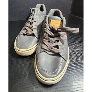 Levis Levi Strauss Mens size 10 Lace‎ up shoes skater skateboarding Gray